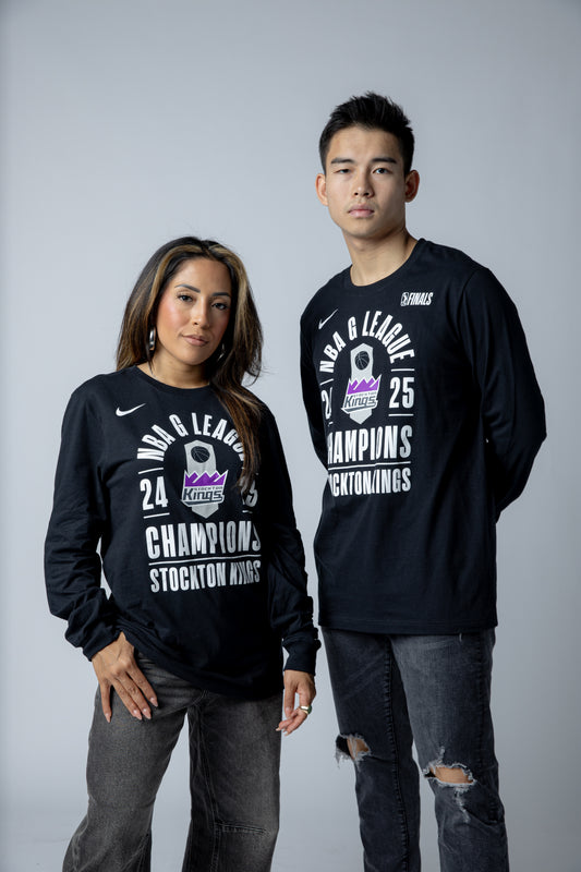 Stockton Kings 2024-25 G League Champions Long Sleeve Tee