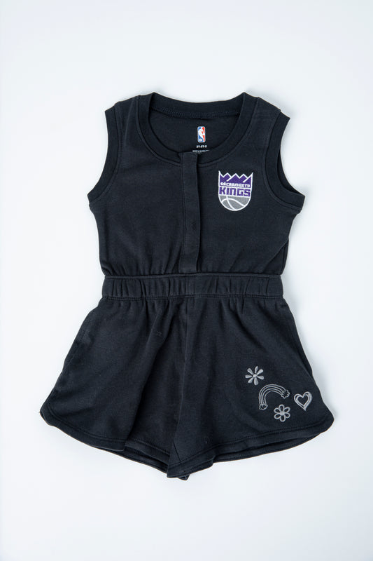 Toddler Super Girl Placket Romper