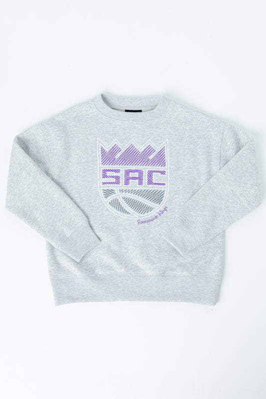 Youth Primary Embroidered Crewneck