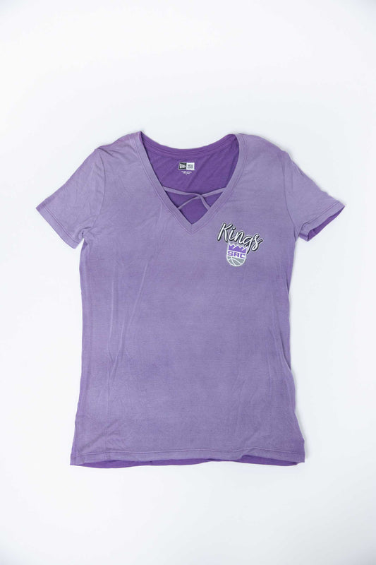SAC W Cross V-Neck Tee